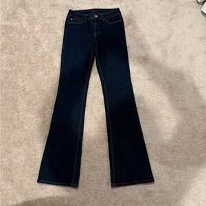 White House Black Market skinny flare jeans